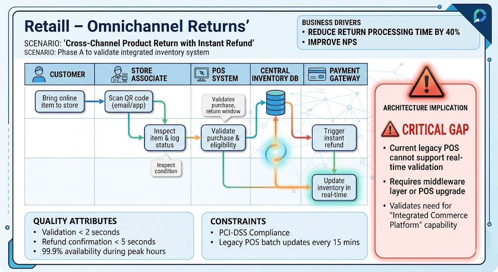 TOgAF Series Guide: Retail – Omnichannel Returns Exampe for Business Scenario