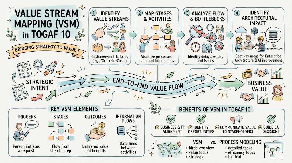 Value Stream Mapping (VSM) iin TOGAF ADM Integration Guide