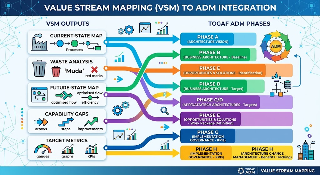 How Value Stream Mapping (VSM) to TOGAF ADM Integration