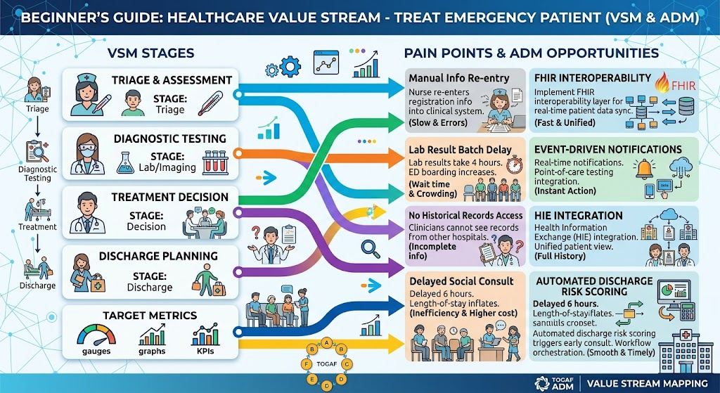 TOGAF VSM Mapping: Heathcare VSM example