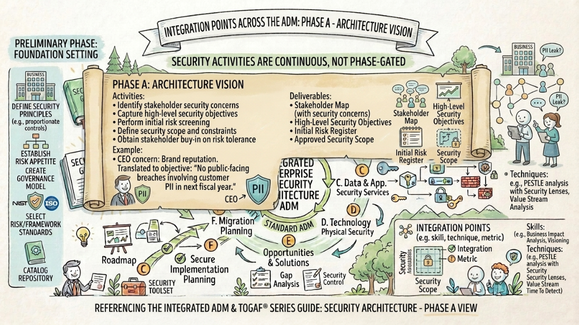 TOGAF Security Architecture - Phase A Example