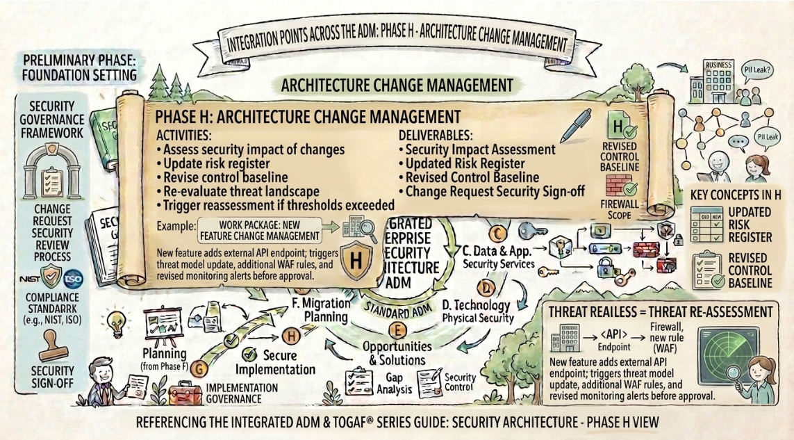 TOGAF Security Architecture: Phase H Architecture Change Management