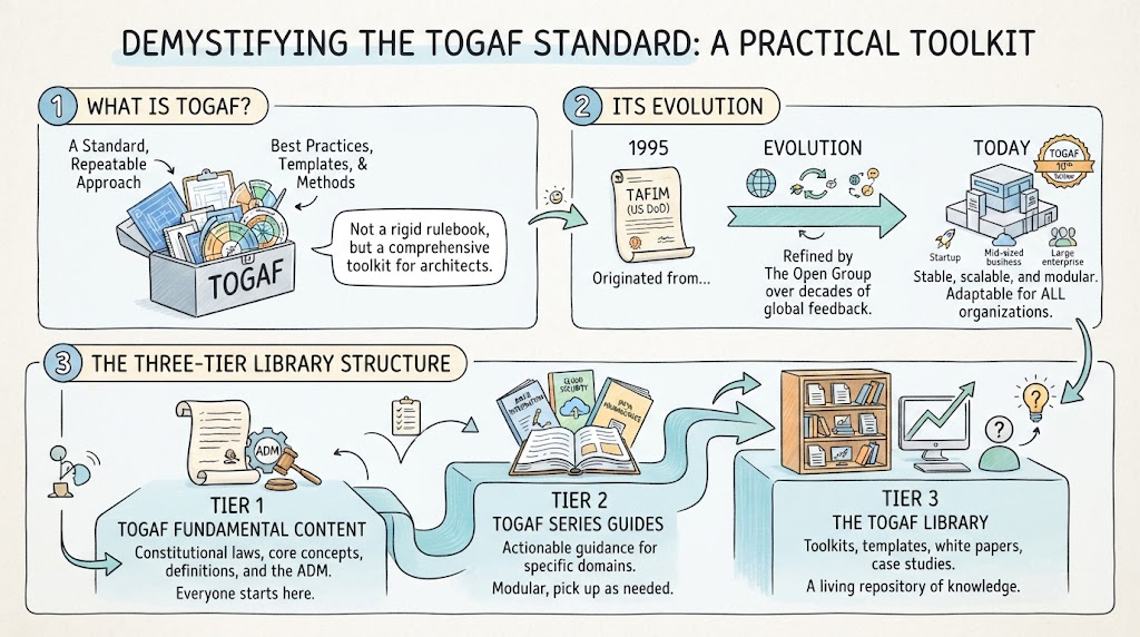 Demystifying the TOGAF Standard: A Practical Toolkit | Visual Paradigm TOGAF ADM Tool