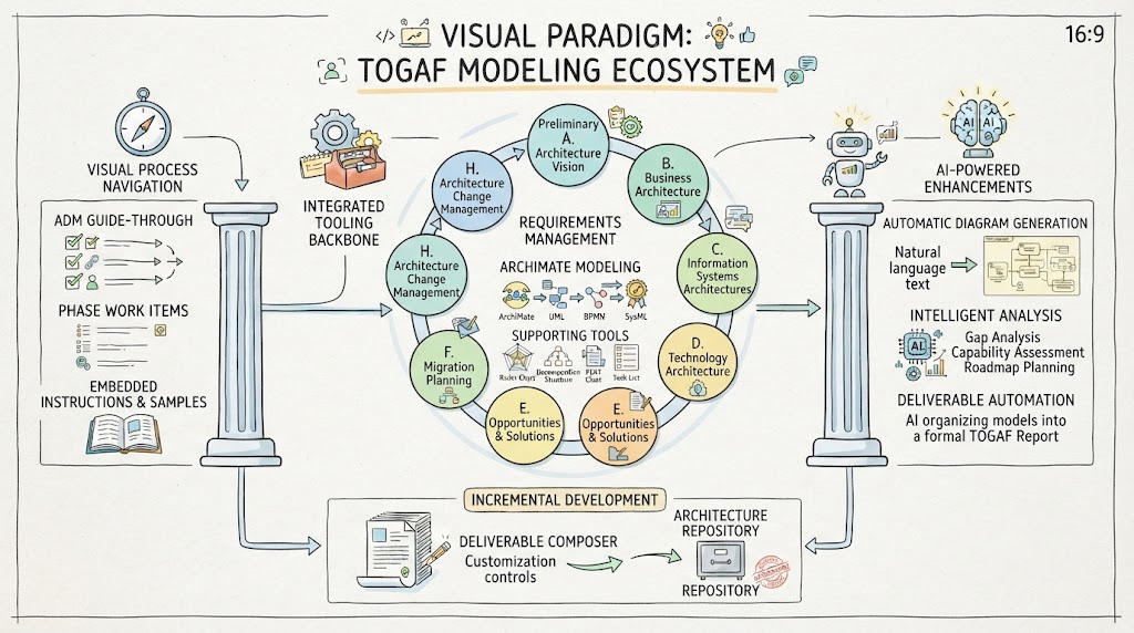 Visual Paradigm: TOGAF Modeling Ecosystgem