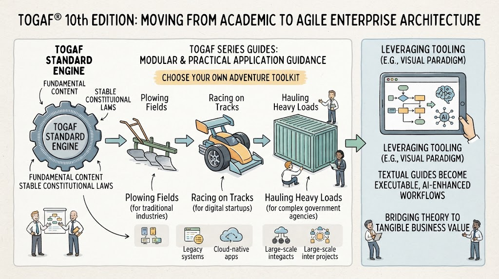 Navigating the TOGAF® Series Guides: A Modular Blueprint for Modern Enterprise Architecture with Visual Paradigm